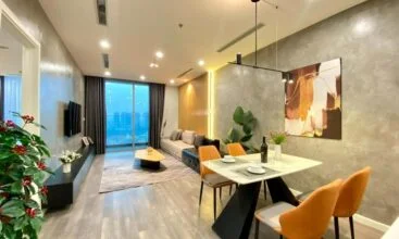 Cho thuê căn 2 ngủ DT 84m2 CC Tây Hồ Residence