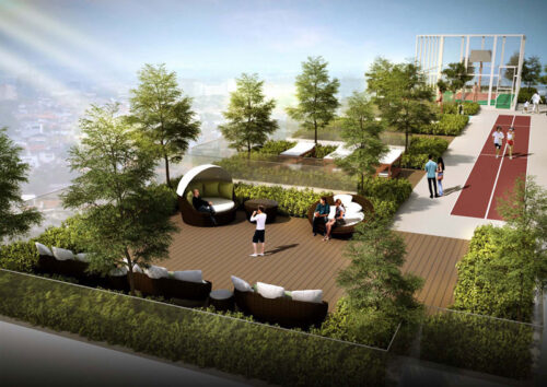 Sky Garden tại Heritage West Lake